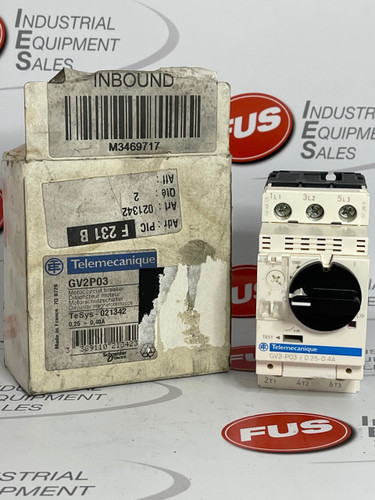 Telemecanique GV2P03 Motor Circuit Breaker, 0.25-0.40A