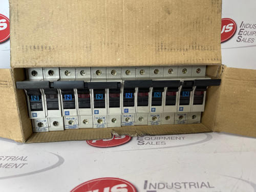 TELEMECANIQUE GK1 DC Fuse Holder x 6, silver and black, in cardboard packaging, industrial equipment component.