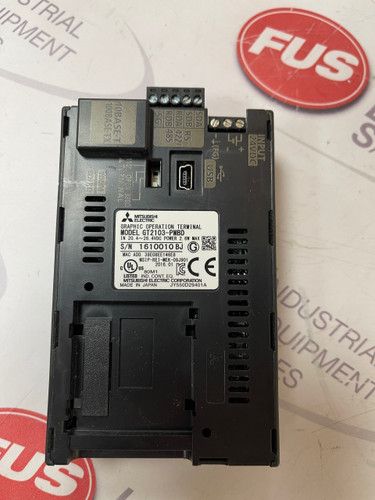 Mitsubishi GT2103-PMBD Graphic Operation Terminal, black color, MITSUBISHI brand, industrial equipment component.