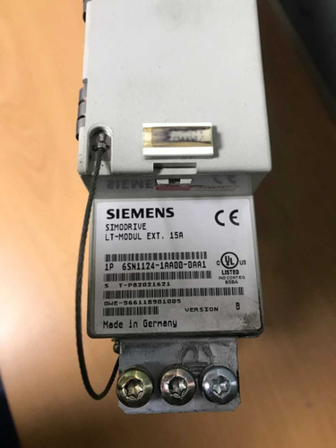 Siemens 6SN1124-1AA00-0AA1 Simodrive LT-Modul EXT. 15A, Version B