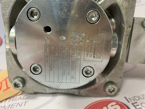 HAWE LP125-20 Air Driven Hydraulic Pump, Pneumatically Operated Hydraulic Pump