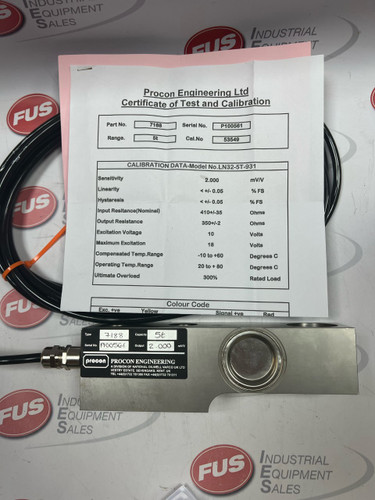 PROCON MODEL 7188 SHEAR BEAM LOAD CELL 5T RANGE 