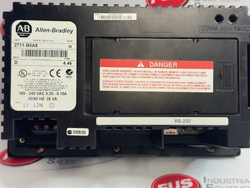 Allen Bradley 2711-B5A5 PanelView 550 Terminal Keypad Touch Screen 5.5" 