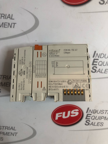 WAGO 750-347 FIELDBUS COUPLER MODULE