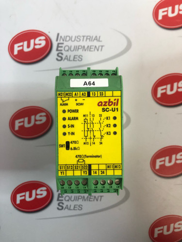 azbil SC-U1D1 SAFETY CONTROLLER