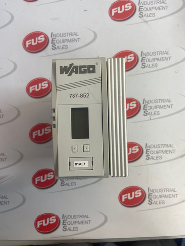 WAGO 787-852 SWITCHES MODE POWER SUPPLY