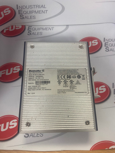 WEIDMULLER 1504280000 1 PIECE ETHERNET SWITCH