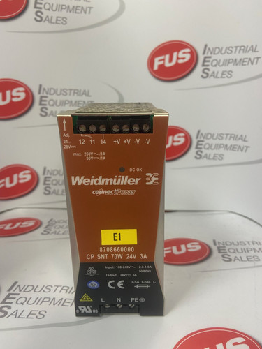 WEIDMULLER 8708660000 SWITCHING POWER SUPPLY