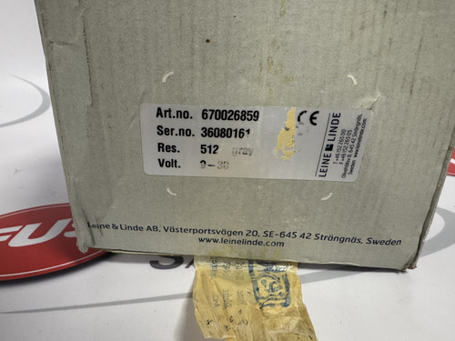 Leine Linde 670026859 Absolute Encoder Res. 512 Volt. 9-30