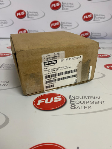 Siemens 6EP1333-3BA10 SITOP PSU200M Power Supply - New