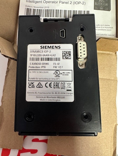 Siemens 6SL3255-0AA00-4JA2 Intelligent Operator Panel