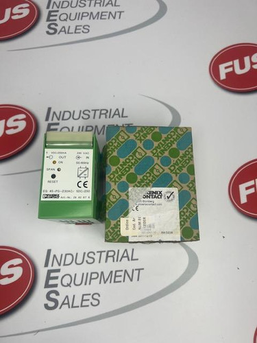 PHOENIX CONTACT EG 45-PS-230AC/5DC/250 EG POWER SUPPLY