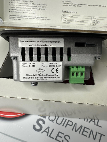 Mitsubishi E1043 HMI / 06702