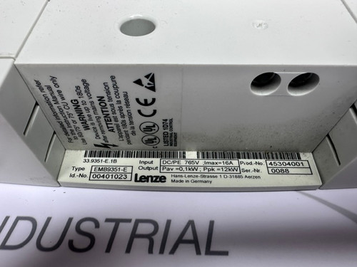 LENZE EMB9351-E SERVO DRIVE BRAKE MODULE