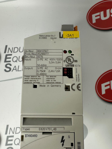 LENZE E82EV751_4B INVETER DRIVE