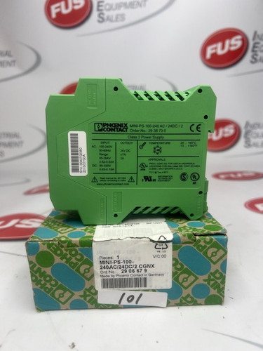 PHOENIX CONTACT MINI-PS-100-240AC/24DC/2 CGNX POWER SUPPLY