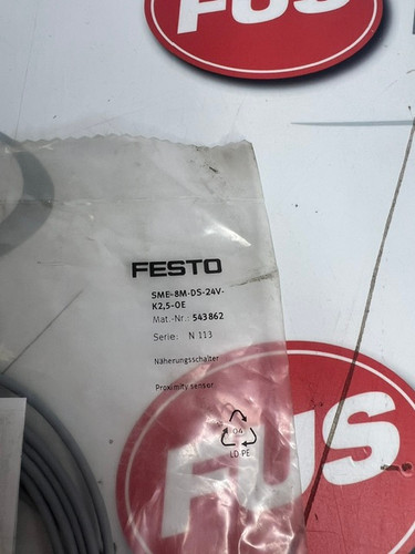 FESTO SME-8M-DS-24V-K2,5-OE PROXIMITY SENSOR