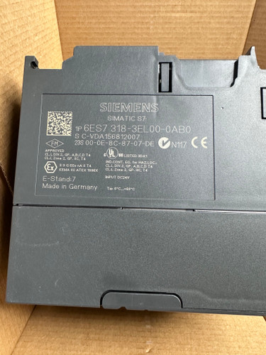 SIEMENS 6ES7 318-3EL00-0AB0  / CPU319-3PN/DP Central Processing Unit