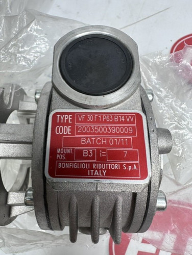BONFIGLIOLI VF30 F1 P63B14 VV GEARBOX