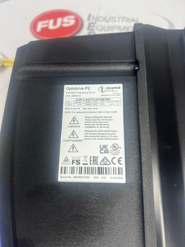 INVERTEK ODP-2-24075-3KF4B-MN VARAIBLE FREQUENCY DRIVE