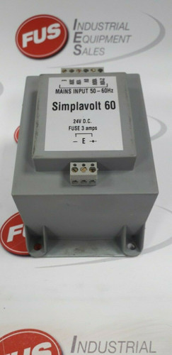 Simplatroll Lenze Simplavolt 60 DC Power Supply