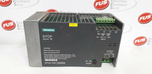 Siemens 6EP1434-1SH01 SITOP POWER 10, Power Supply - Used