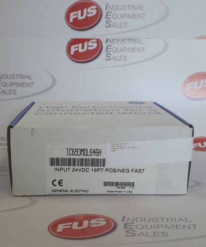 GE Fanuc IC693MDL646H Input 24VDC 16PT POS/NEG Fast