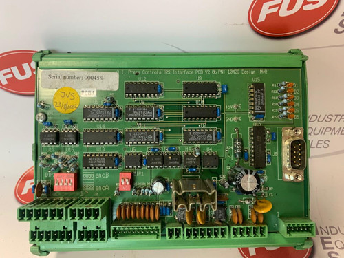 QI Press Controls IRS Interface PCB V2.0b PN: 10429