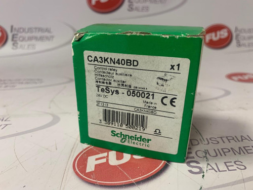 Schneider CA3KN40BD Control Relay 24V DC