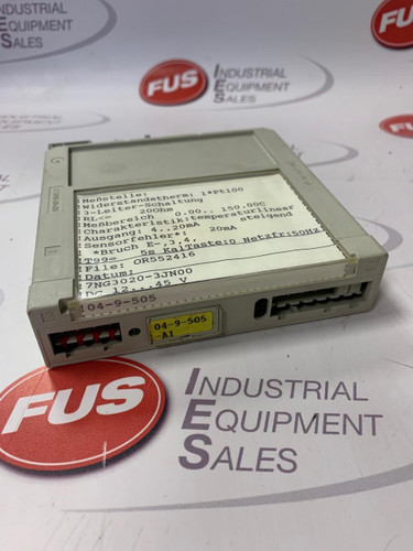 SIEMENS Sitrans Transmitter 7NG3020-3JN00