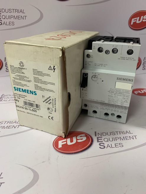 SIEMENS 3UV1600-1LS00 Circuit Breaker 45-63A