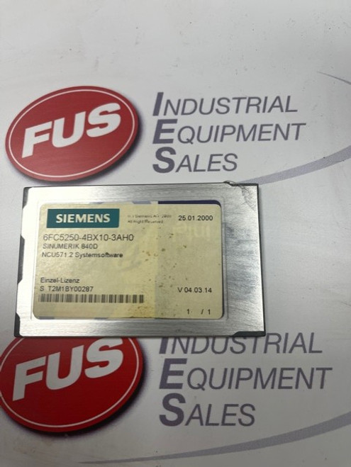 Siemens 6FC5250-4BX10-3AH0 Sinumerik 840D NCU571.2 Card