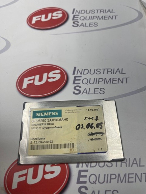 Siemens 6FC5250-3AX10-6AH0 Sinumerik 840D NCU571 Card