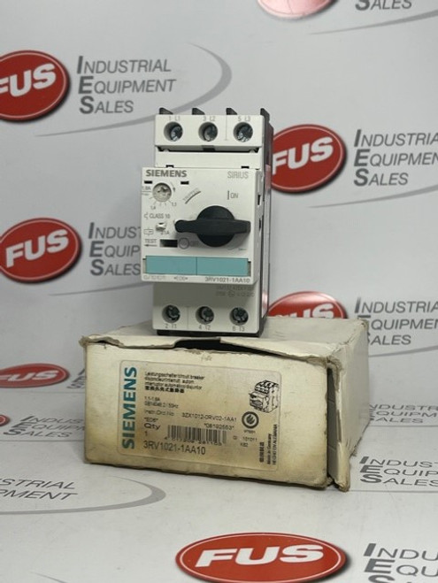 Siemens 3RV1021-1AA10 Circuit Breaker 1.1-1.6A