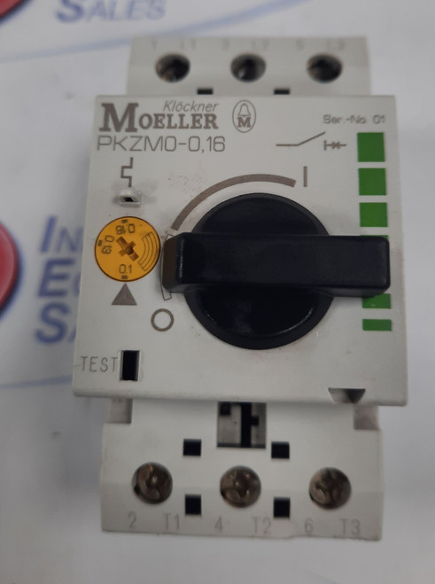 Moeller PKZM0-0.16 Ser No 01 Motor Protection