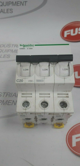 Schneider IC60H TYP C 20A 3 Pole Circuit Breaker