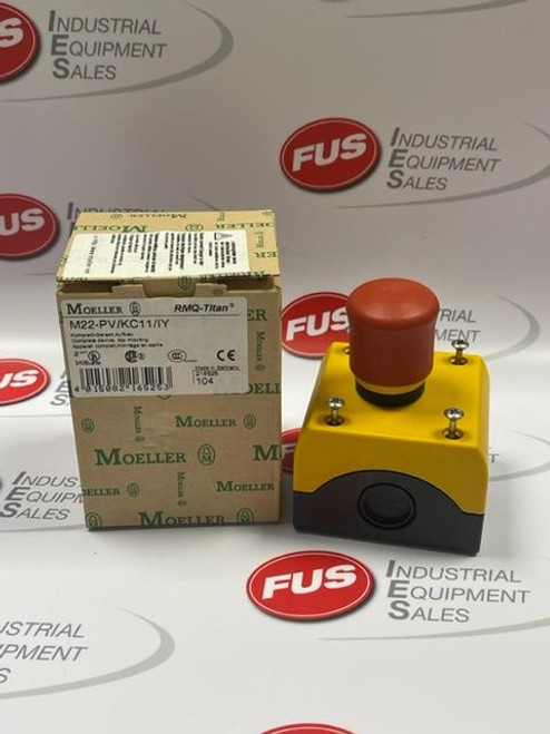 Moeller M22-PV/KC11/IY Emergency Stop Button