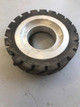 Rubber Contact Wheel - 120mm x 30mm, 50mm Bore - Diagonal Tread