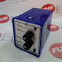 SYNATEL SSM.BOSSGT 115/240v Time Delay Relay, blue, with black dials and silver screw on top.