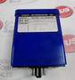 Blue 409 Synatel SSM.BOSSGT 115/240v Time Delay Relay with silver terminals and product label.