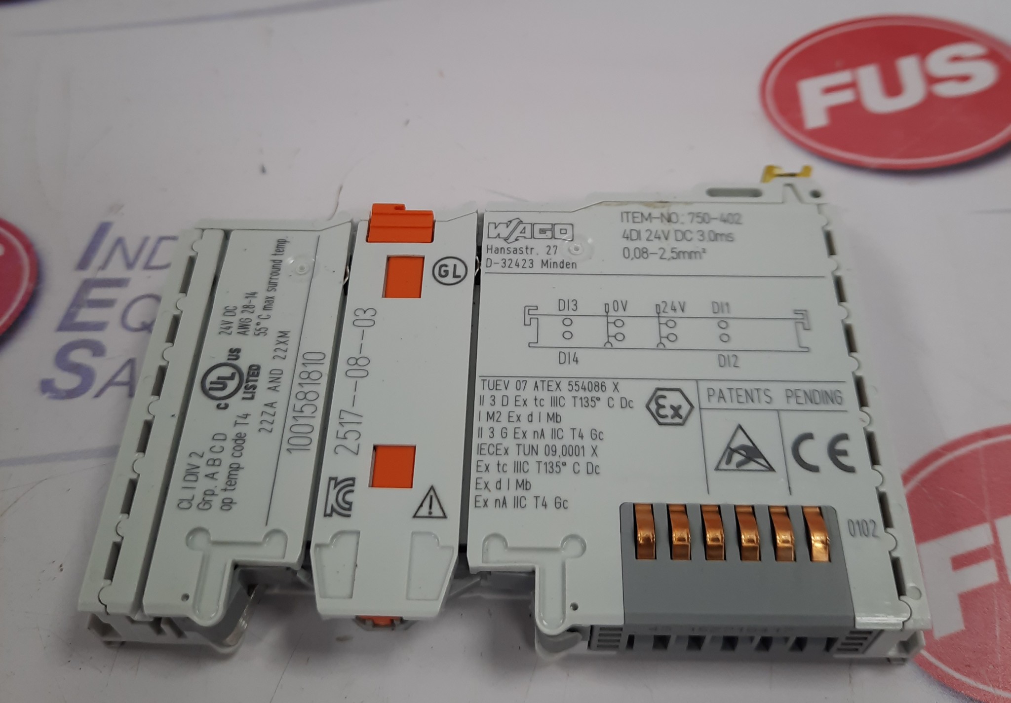 WAGO 750-402 Terminal Module - FUS Industrial