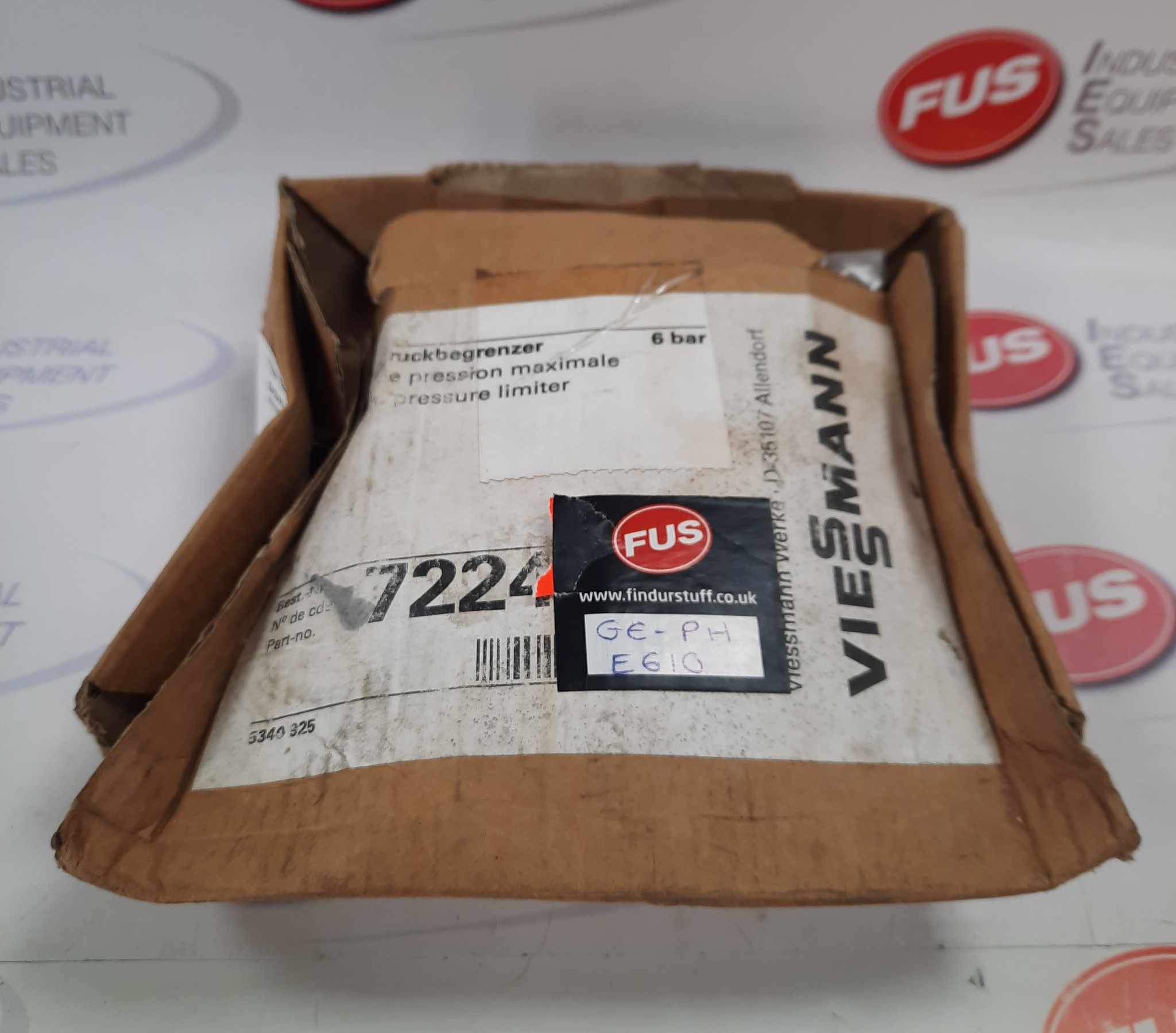 SAUTER DSH143 F001 6 bar, Pressure Limiter - FUS Industrial