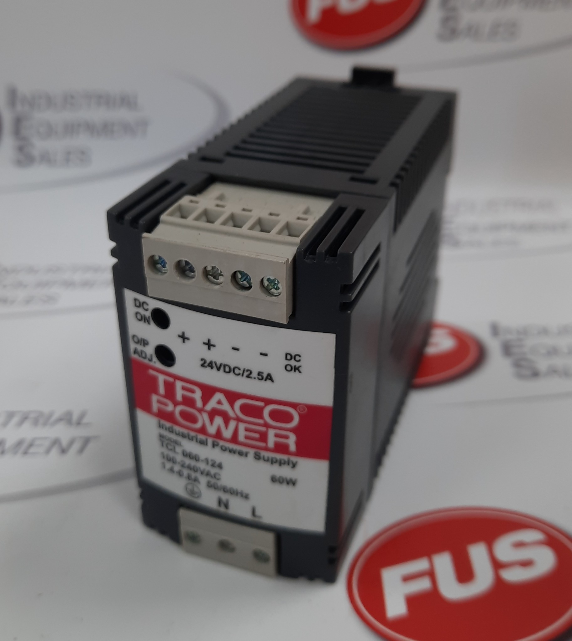 Traco Power TCL 060124 Power Supply, 24VDC/2,5A 100240VAC (60W) FUS