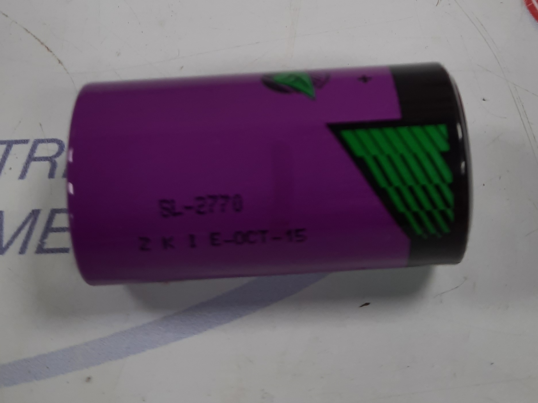 Tadiran SL-2770/S ER-C Industriezelle Lithium-Thionylchlorid 3,6V Tadiran SL-2770/S ER-C Industriezelle Lithium-Thionylchlorid 3,6V
