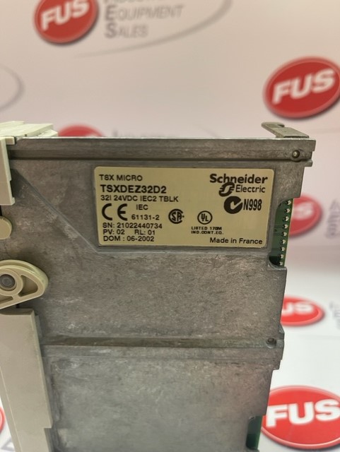 Module D'entrée Discret TSXDEZ32D2 Schneider Electric – Occasion, 32 Entrées, Fabriqué En France