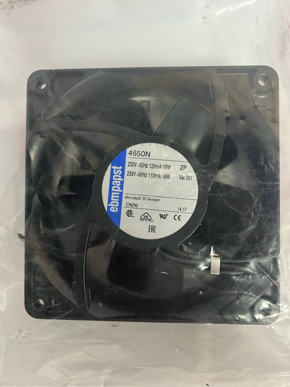 Ebmpapst 4650N Axial Fsn 230v - FUS Industrial