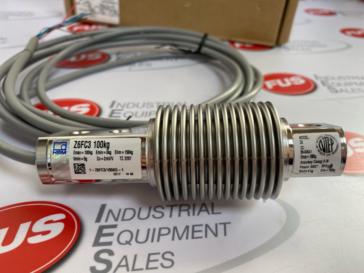 Bizerba HBM 26FC/100kg Pressure-Type Load Cell - FUS Industrial