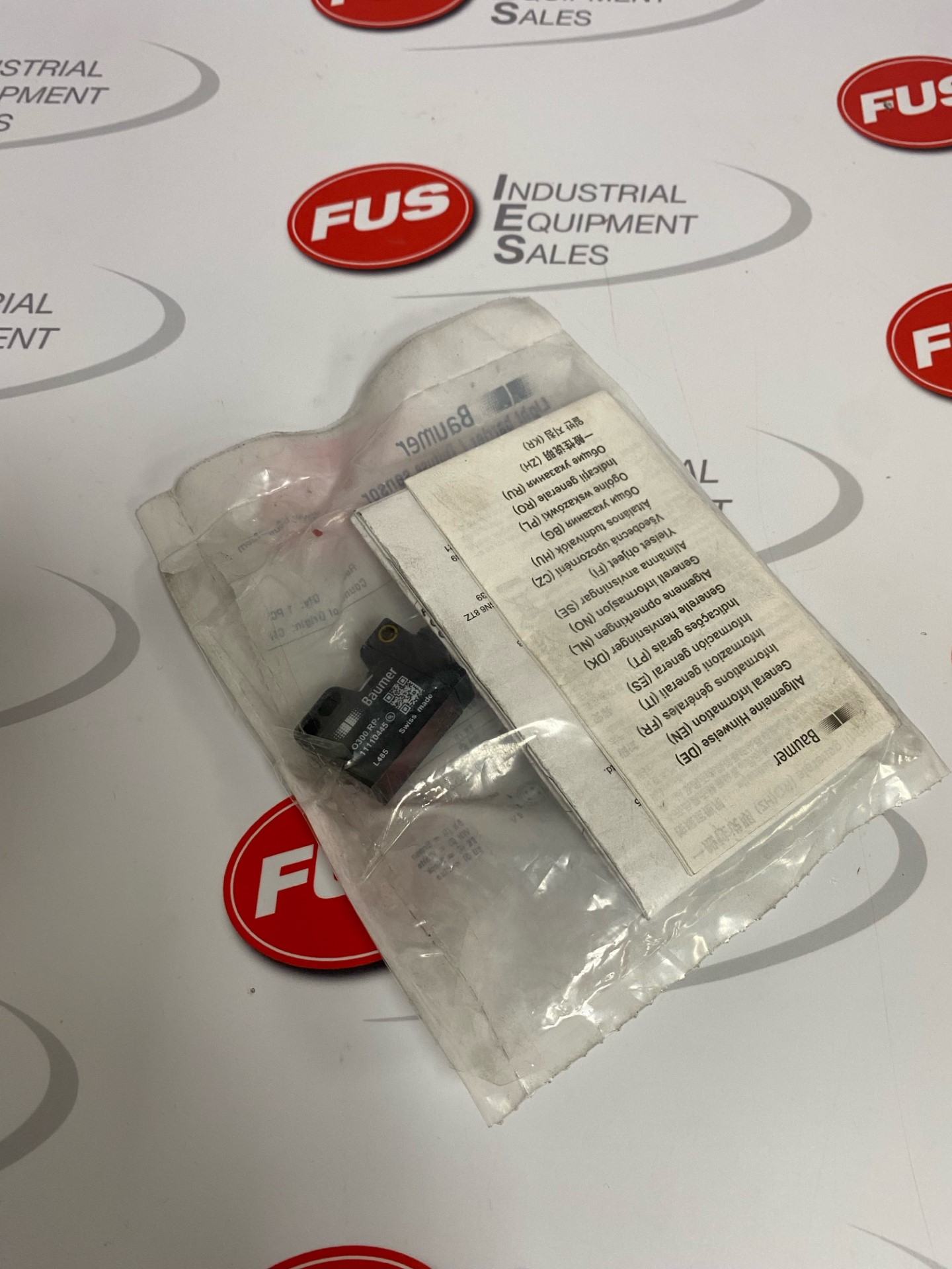 Baumer Light Barrier Model: 0300.RP-PV1T.72N - FUS Industrial