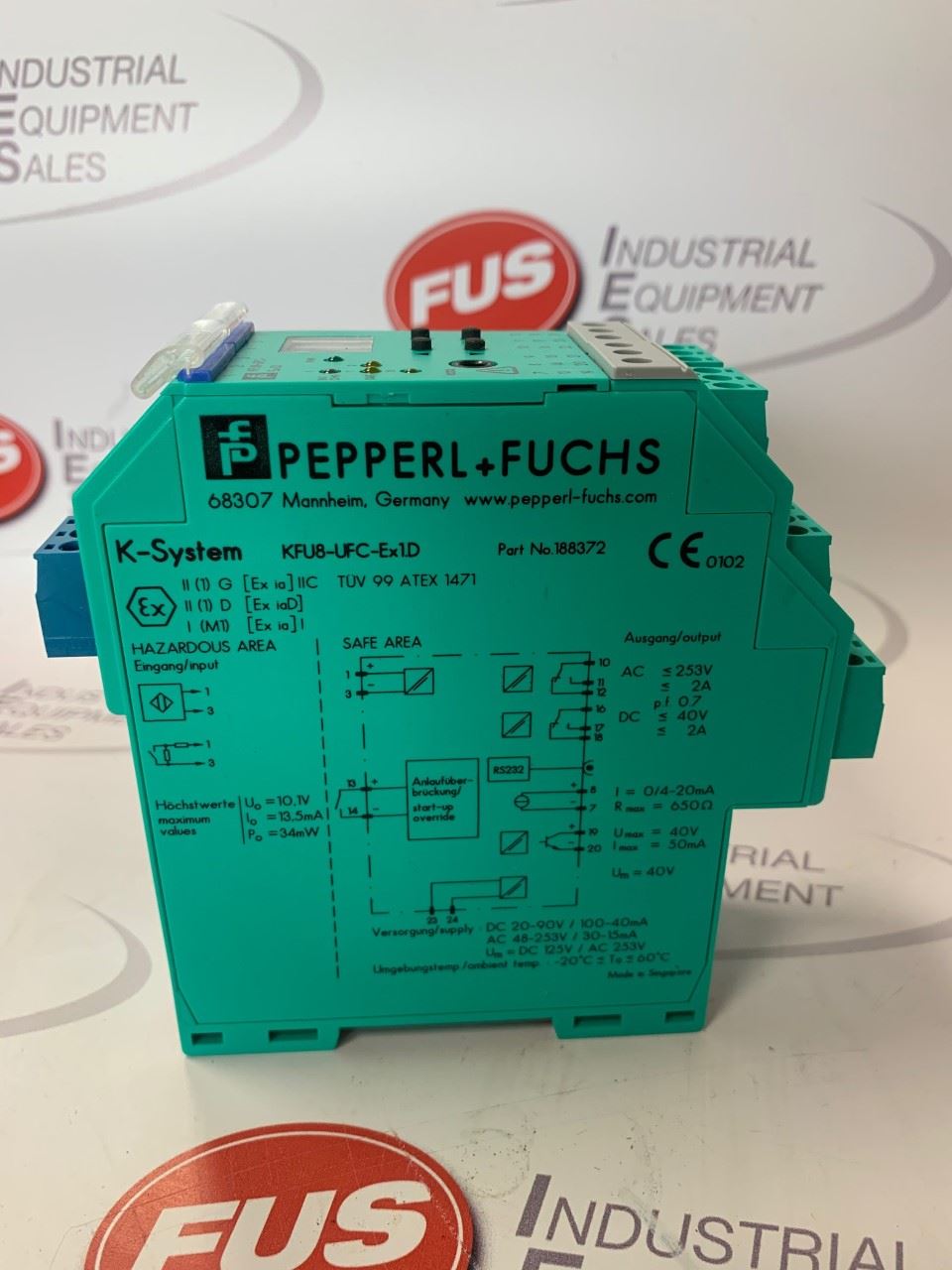 Pepperl + Fuchs KFU8UFCEx1.D Frequency Converter with Trip Values