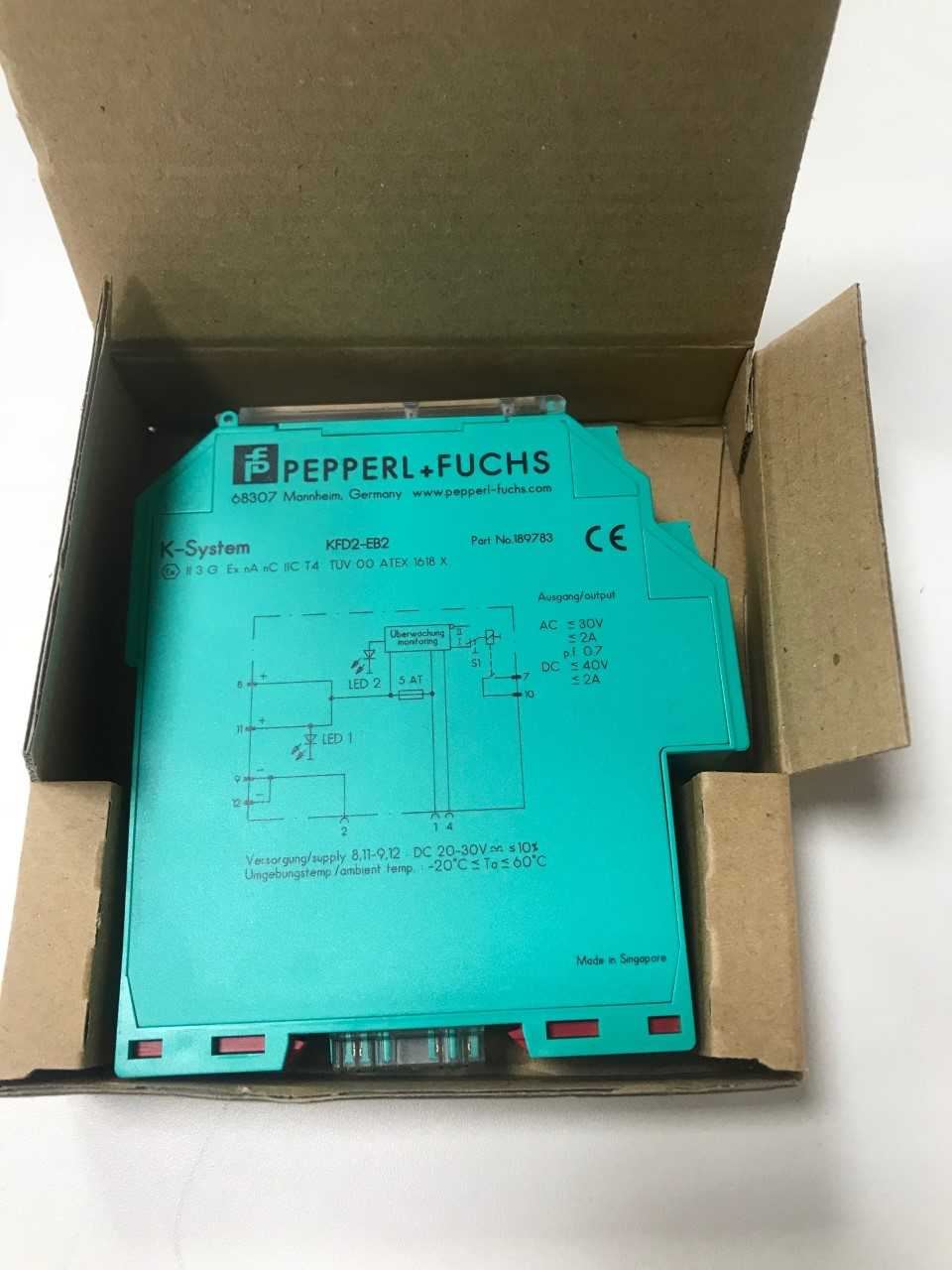Pepperl & Fuchs KFD2-EB2 189783 Power Feed Module, K-System Transducer ...